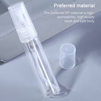 50 PCS Perfume Bottle Spray Bottle Perfume Bottle Empty Bottle, Capacity:7ML (Transparent)
