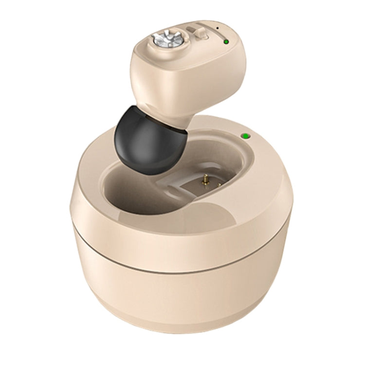 KAIXINWEI VHP-601 DC3.7V In-ear Bluetooth Hearing Aid Sound Amplifier — Flesh Color