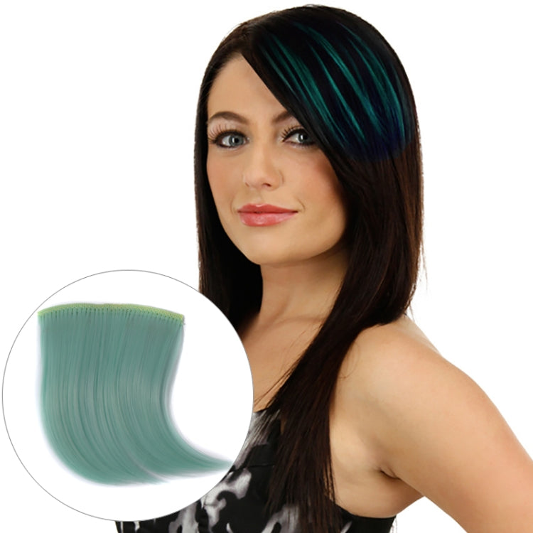 Color Gradient Invisible Seamless Hair Extension Wig Piece Straight Hair Piece Color Bangs Hair Piece — view 15