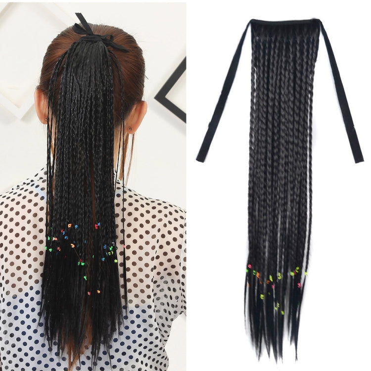 Bosnian Style Handmade Scorpion Wig Ponytail Strap Ponytail — Black Brown