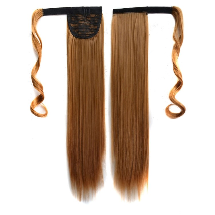 26# Invisible Seamless Bandage-style Wig Long Straight Hair Wig Ponytail