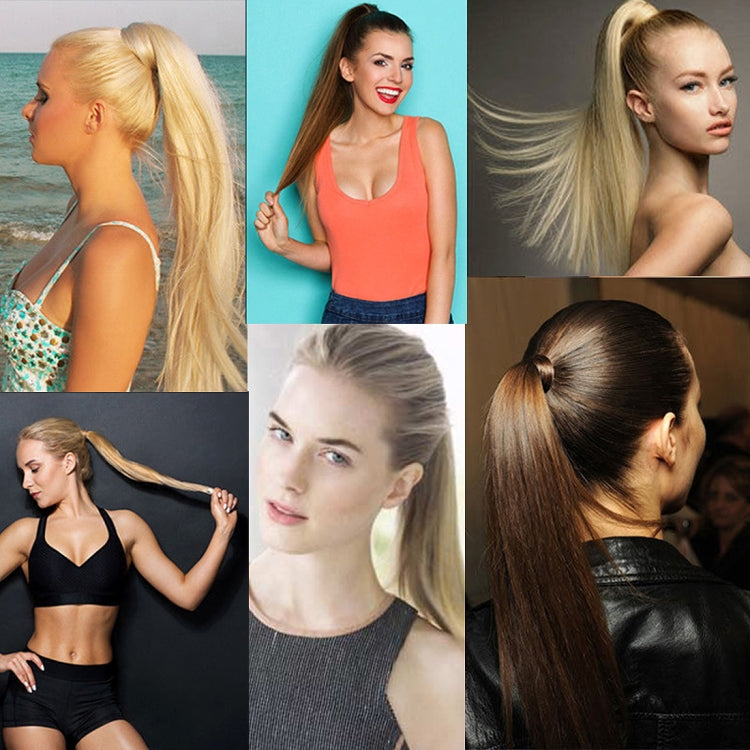 2M30# Invisible Seamless Bandage-style Wig Long Straight Hair Wig Ponytail