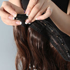 4B# One-piece Seamless Five-clip Wig Long Straight Wig Piece