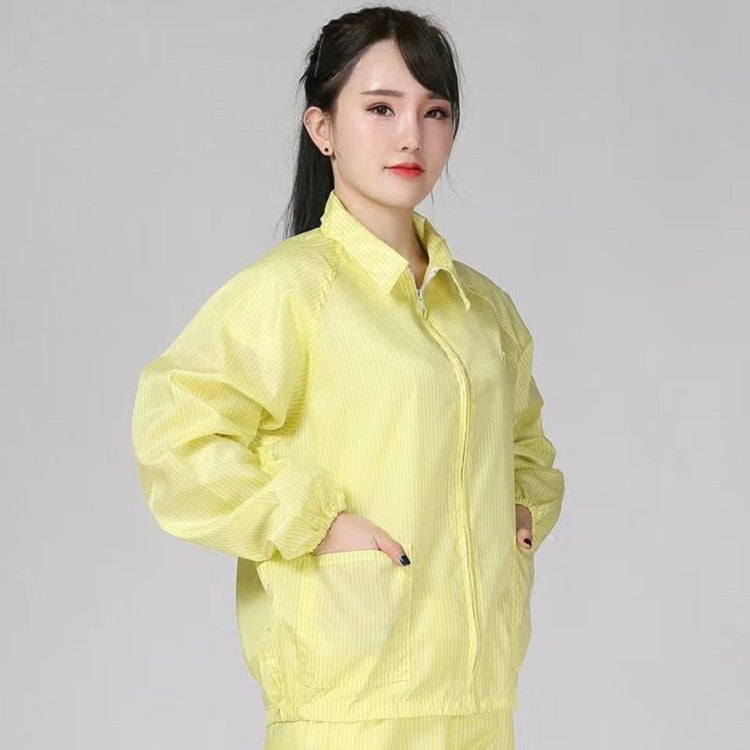 Antistatic Top Short Dust-free Jacket Lapel Overalls, Size:XL — view 8