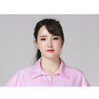 Antistatic Top Short Dust-free Jacket Lapel Overalls, Size:M