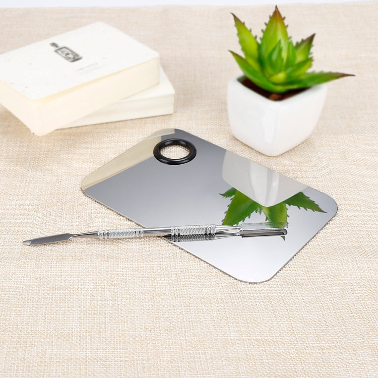 L Size Make-up Square Stainless Steel Palette