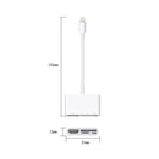 NK-103C 4 In 1 8 Pin to HDMI Multi-function Mobile Phone Converter Adapter — view 3