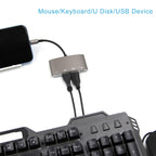 1040KEY 8 Pin to USB + Type-C / USB-C + OTG Multi-function Converter Adapter — view 5