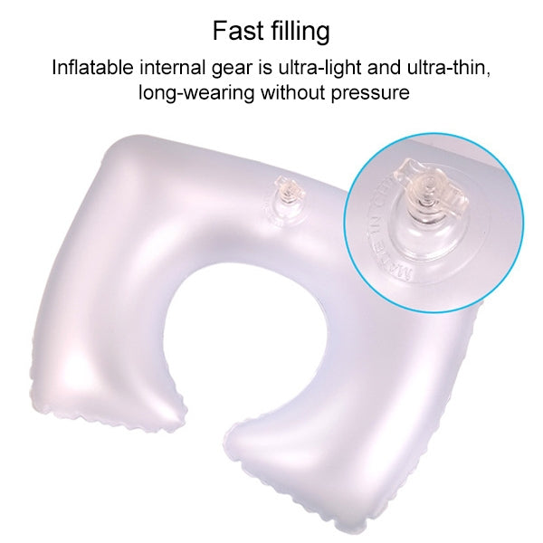 Air Inflatable U-Shaped Travel Neck Pillow Cushion