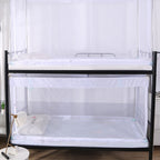 Student Dormitory Square Ceiling Zipper Mosquito Net Encryption Zipper Single Door Defence Mosquito for Lower Berth
