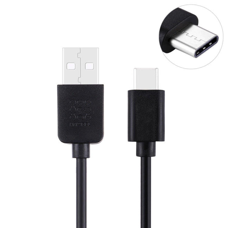 HAWEEL 1m USB-C / Type-C to USB 2.0 Data & Charging Cable — Black