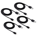 4 PCS HAWEEL 1m High Speed 8 pin to USB Sync and Charging Cable Kit for iPhone, iPad — 4pcs