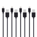 4 PCS HAWEEL 1m High Speed 8 pin to USB Sync and Charging Cable Kit for iPhone, iPad — view 3