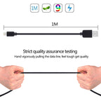 4 PCS HAWEEL 1m High Speed 8 pin to USB Sync and Charging Cable Kit for iPhone, iPad — view 5