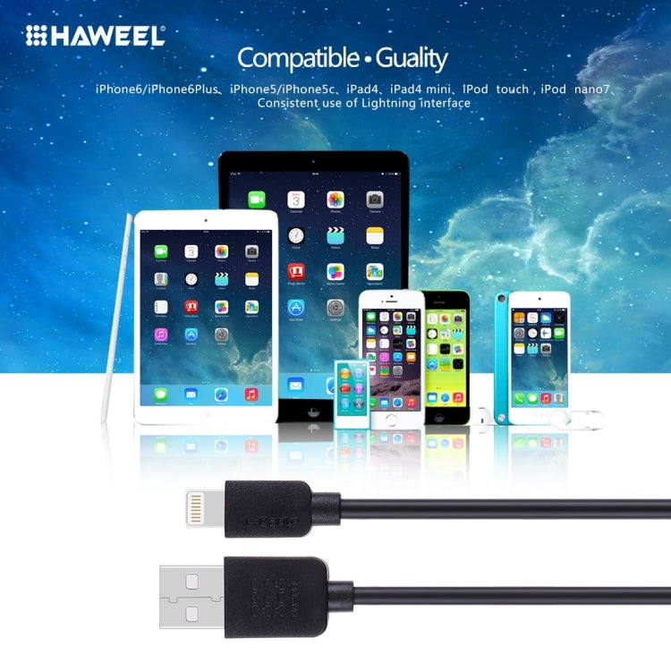 4 PCS HAWEEL 1m High Speed 8 pin to USB Sync and Charging Cable Kit for iPhone, iPad — view 6