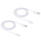 2 PCS HAWEEL 1m High Speed 8 pin to USB Sync and Charging Cable Kit for iPhone, iPad — 2pcs