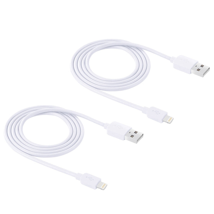 2 PCS HAWEEL 1m High Speed 8 pin to USB Sync and Charging Cable Kit for iPhone, iPad — 2pcs