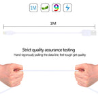 2 PCS HAWEEL 1m High Speed 8 pin to USB Sync and Charging Cable Kit for iPhone, iPad — view 5
