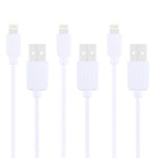 3 PCS HAWEEL 1m High Speed 8 pin to USB Sync and Charging Cable Kit for iPhone, iPad