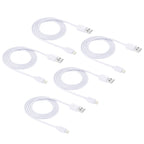 5 PCS HAWEEL 1m High Speed 8 pin to USB Sync and Charging Cable Kit for iPhone, iPad — view 2