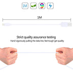 5 PCS HAWEEL 1m High Speed 8 pin to USB Sync and Charging Cable Kit for iPhone, iPad — view 4