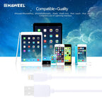 5 PCS HAWEEL 1m High Speed 8 pin to USB Sync and Charging Cable Kit for iPhone, iPad — view 5