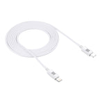 HAWEEL 25W 3A USB-C / Type-C to 8 Pin PD Fast Charging Cable for iPhone, iPad, Cable Length: 2m — Type-C to 8 Pin 2m