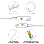HAWEEL 25W 3A USB-C / Type-C to 8 Pin PD Fast Charging Cable for iPhone, iPad, Cable Length: 2m — view 4