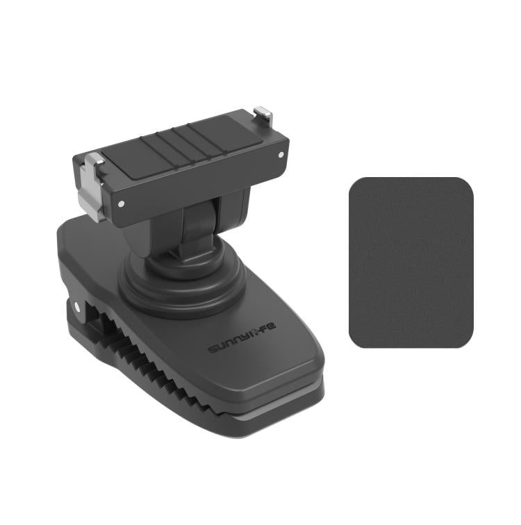 Sunnylife Magnetic Quick-Release Backpack Clip Action Camera Clamp Vertical-Horizontal Mount, For Insta360 GO Ultra