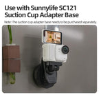 Sunnylife Magnetic Quick-Release Backpack Clip Action Camera Clamp Vertical-Horizontal Mount, For Insta360 GO Ultra