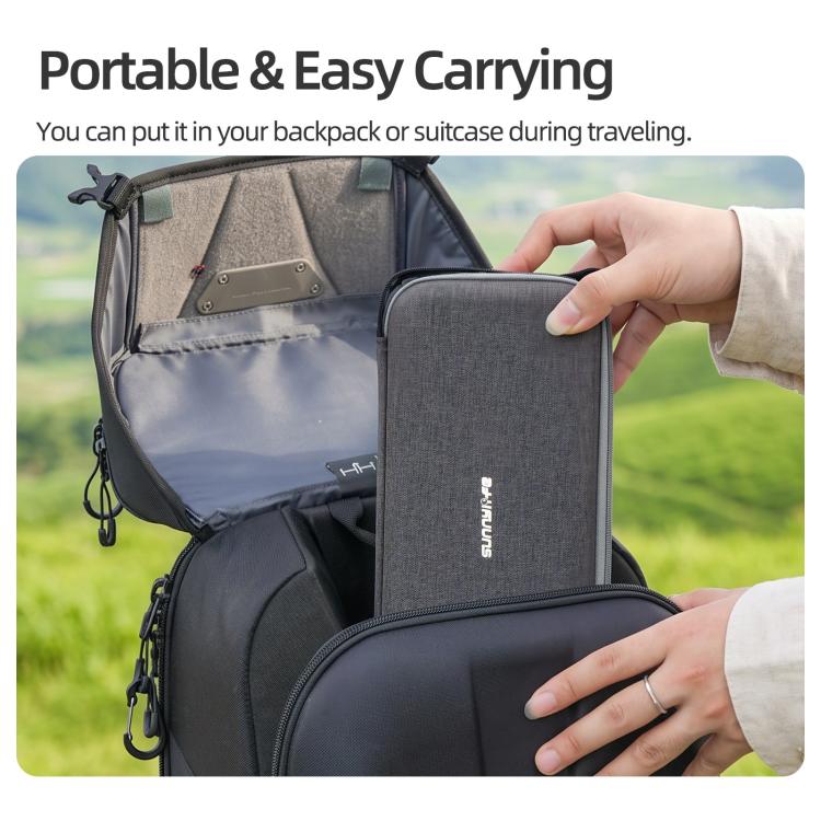 For Insta360 X6 Sunnylife Portable Carrying Protective Bag Essentials Bundle Case — view 6