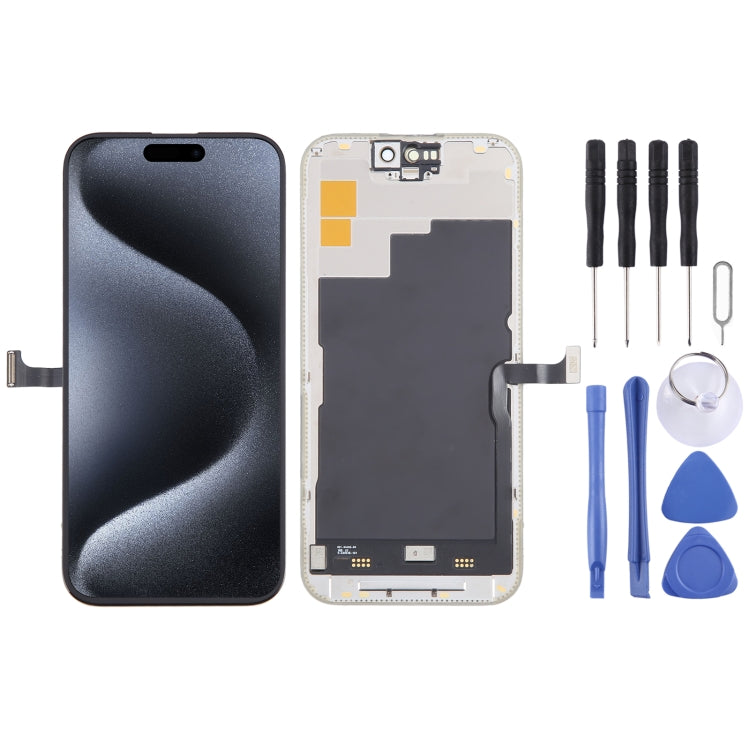 OEM LCD Screen with Digitizer Full Assembly, For iPhone 15 Pro
