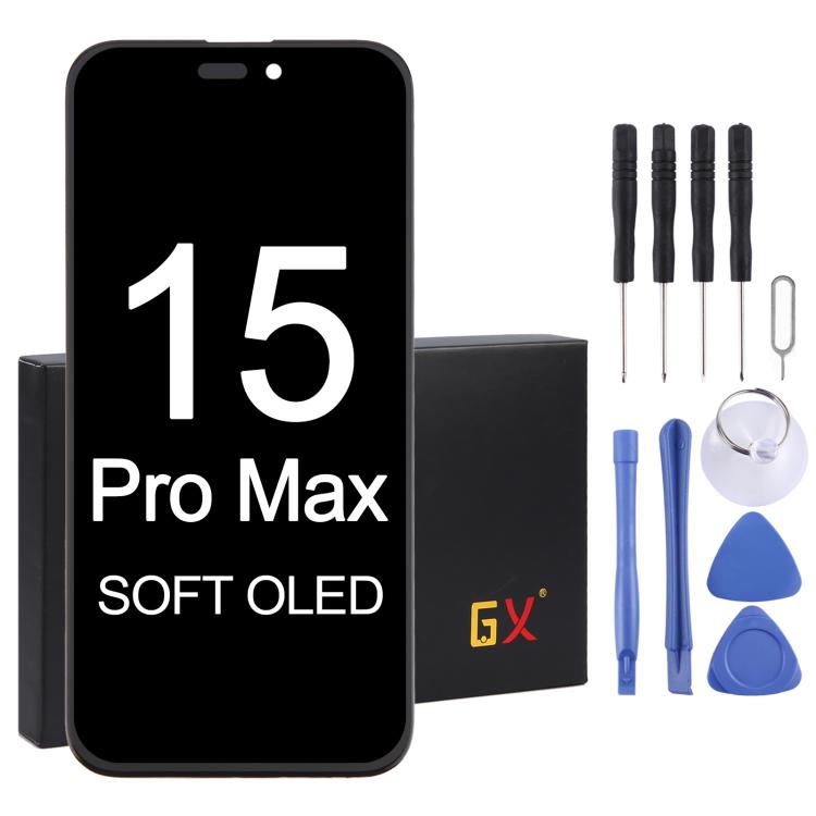 GX Soft OLED Screen For iPhone 15 Pro Max