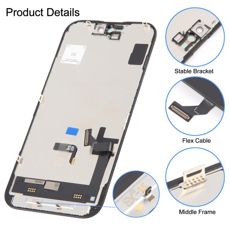 GX Hard OLED Screen For iPhone 15