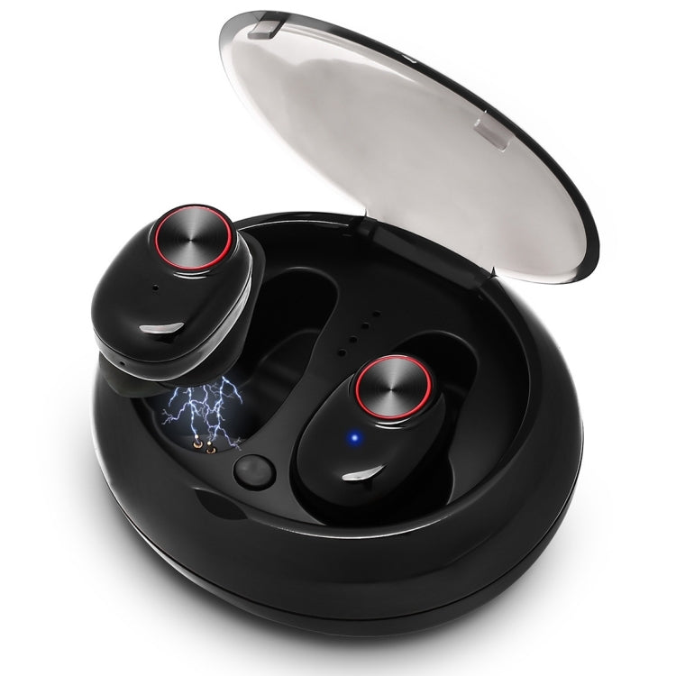 BTH-V5 DSP Noise Cancelling Earbuds Sports Wireless Bluetooth V5.0 Headset with Charging Case, Compatible with iPhone and Android