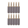 10 PCS CTIA and OMTP Earphone Microphone Universal System Conversion Plug