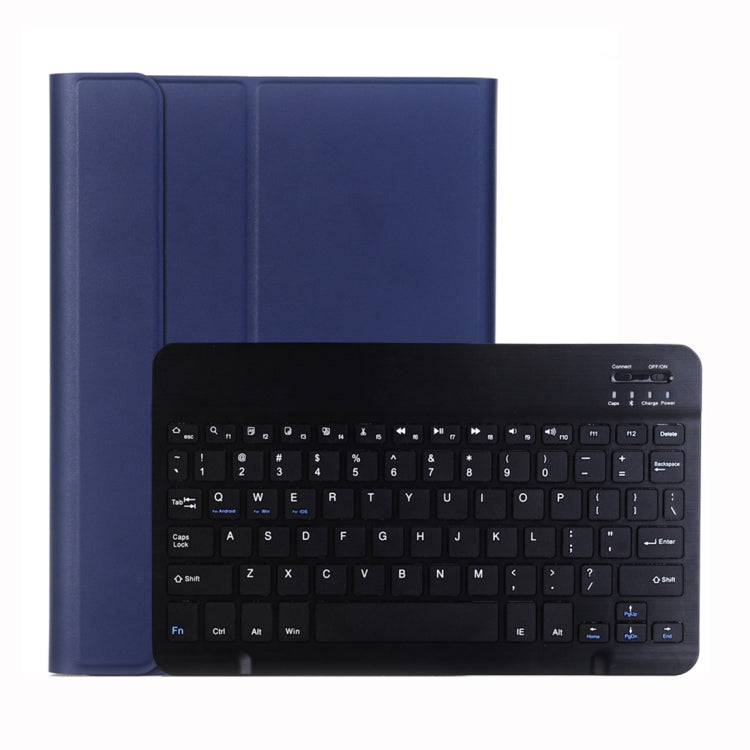 A102 For iPad 10.2 inch Ultra-thin Detachable Bluetooth Keyboard Leather Tablet Case with Stand Function