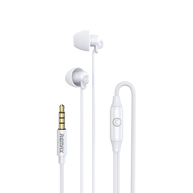 REMAX RM-208 In-Ear Stereo Sleep Earphone with Wire Control + MIC, Support Hands-free