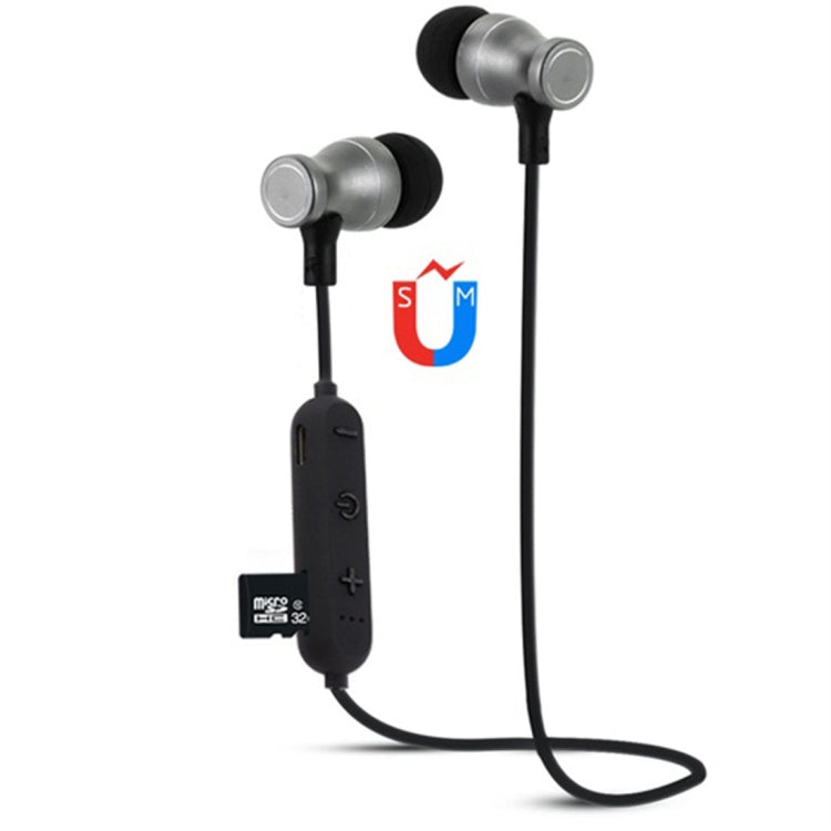 F11 Bluetooth 4.2 Hanging Neck Design Bluetooth Headset, Support Music Play & Switching & Volume Control & Answer