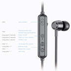 A10 Bluetooth 5.0 Neck-mounted Sport Wireless Bluetooth Earphone — Red