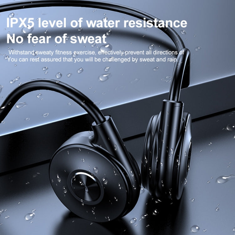 M-1 Back-mounted Touch Noise Reduction Bone Conduction Bluetooth Earphone with Detachable Microphone — view 9