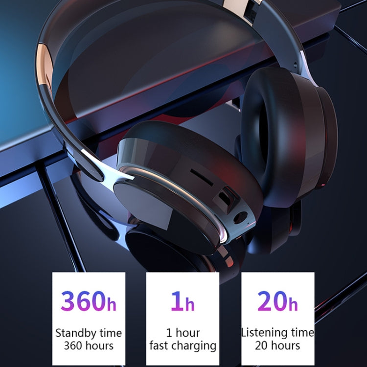 07S Folding Sports Computer Games Wireless Bluetooth V5.0 Headset with Mic — view 11