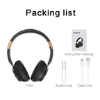 07S Folding Sports Computer Games Wireless Bluetooth V5.0 Headset with Mic — White