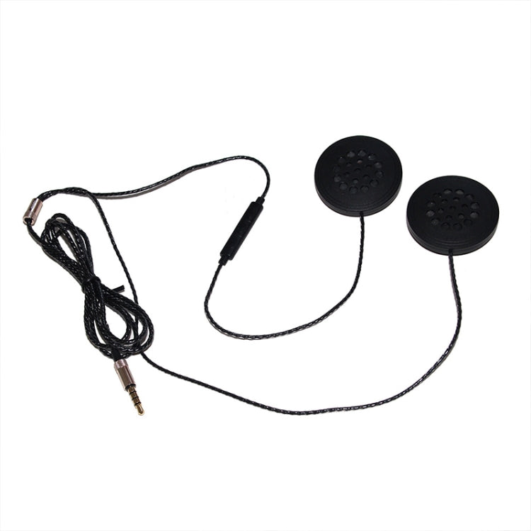 T33 3.5mm Interface Music Call Motorcycle Helmet Wired Headphone, Length: 1.2m — view 2