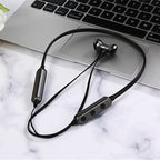 MG-G18 Bluetooth 4.2 Sport Wireless Bluetooth Earphone, Support Card — Black Grey