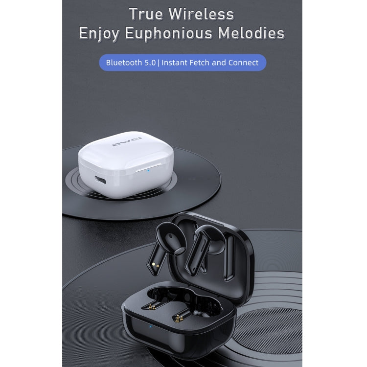 awei T36 Bluetooth 5.0 True Wireless Stereo Bluetooth Earphone — T36(Black)