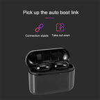 DT-4 IPX Waterproof Bluetooth 5.0 Wireless Bluetooth Earphone with 350mAh Magnetic Charging Box, Support for Calling — view 9