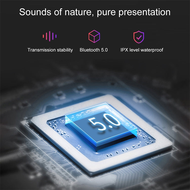 DT-4 IPX Waterproof Bluetooth 5.0 Wireless Bluetooth Earphone with 350mAh Magnetic Charging Box, Support for Calling — view 10