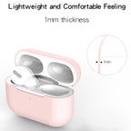 For AirPods Pro 3 in 1 Silicone Earphone Protective Case + Earphones Buckle + Anti-lost Rope Set