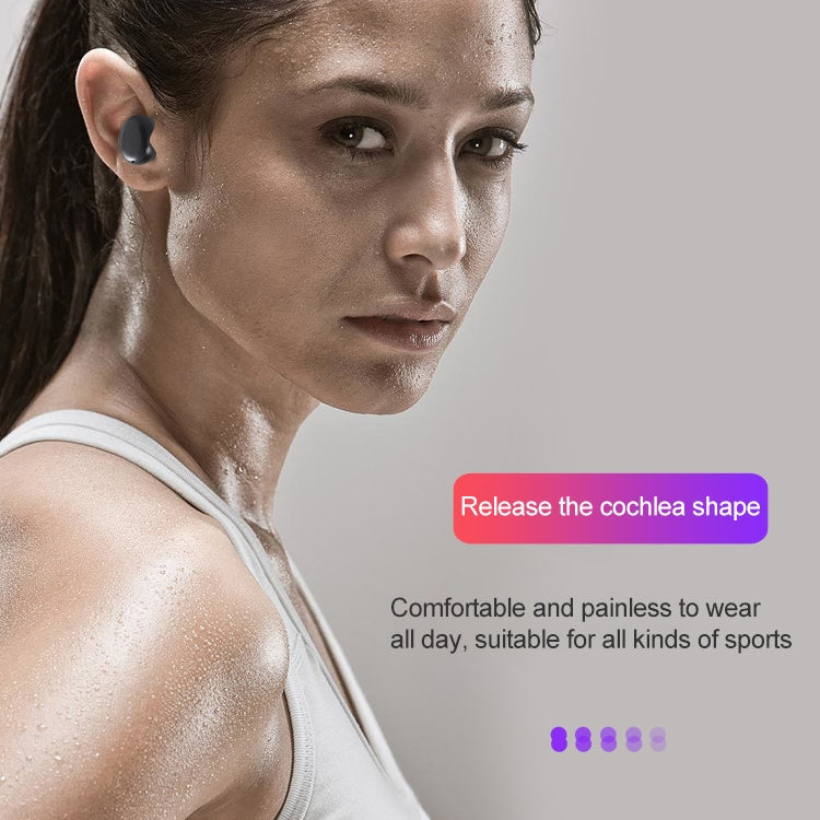 DT-14 Wireless Two Ear Bluetooth Headset Supports Touch & Smart Magnetic Charging & Power On Automatic Pairing — view 9